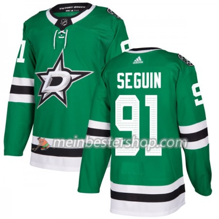 Dallas Stars Jacket Tyler Seguin 91 Adidas 2017-2018 Kelly Grün Trikot Authentic - Herren